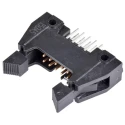 3M 3000 Series Straight Through Hole PCB Header, 10 Contacts, 2.54 mm Pitch, 2 Row, Shrouded N3793-6202RB
