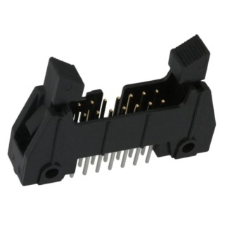 3M 3000 Series Straight Through Hole PCB Header 14 Contacts 2.54 mm Pitch 2 Row Shrouded N3314-6202RB
