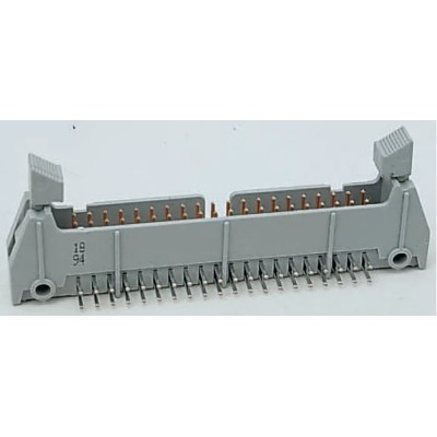 3M 3000 Series Right Angle Through Hole PCB Header, 34 Contacts, 2.54 mm Pitch, 2 Row, Shrouded N3431-5202RB