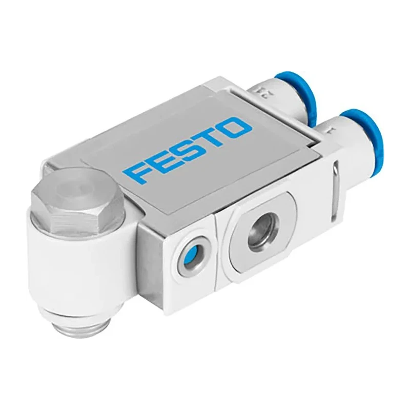 Festo Flow Controller 1/4 in G Polybutylene Terephthalate Housing VFOF-LE-BAH-G14-Q8