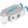 Festo Flow Controller 1/4 in G Polybutylene Terephthalate Housing VFOF-LE-BAH-G14-Q8