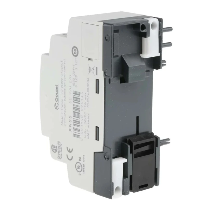 Crouzet PLC I/O Module Digital, Mount Type DIN Rail, Maximum Operating Temperature 55°C 88970270