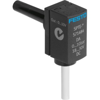 Festo Pneumatic Pressure Sensor , IP40, 10 bar, 30V DC, 50°C