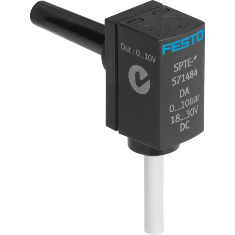 Festo Pneumatic Pressure Sensor , IP40, 10 bar, 30V DC, 50°C
