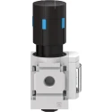 Festo Pneumatic Regulator MS4-LR-1/8-D7-AS, Threaded Inlet G 1/8, Lockable Rotary Knob, Pressure Range 0.5 to 12 Bar