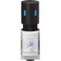 Festo Pneumatic Regulator MS4-LR-1/8-D7-AS, Threaded Inlet G 1/8, Lockable Rotary Knob, Pressure Range 0.5 to 12 Bar