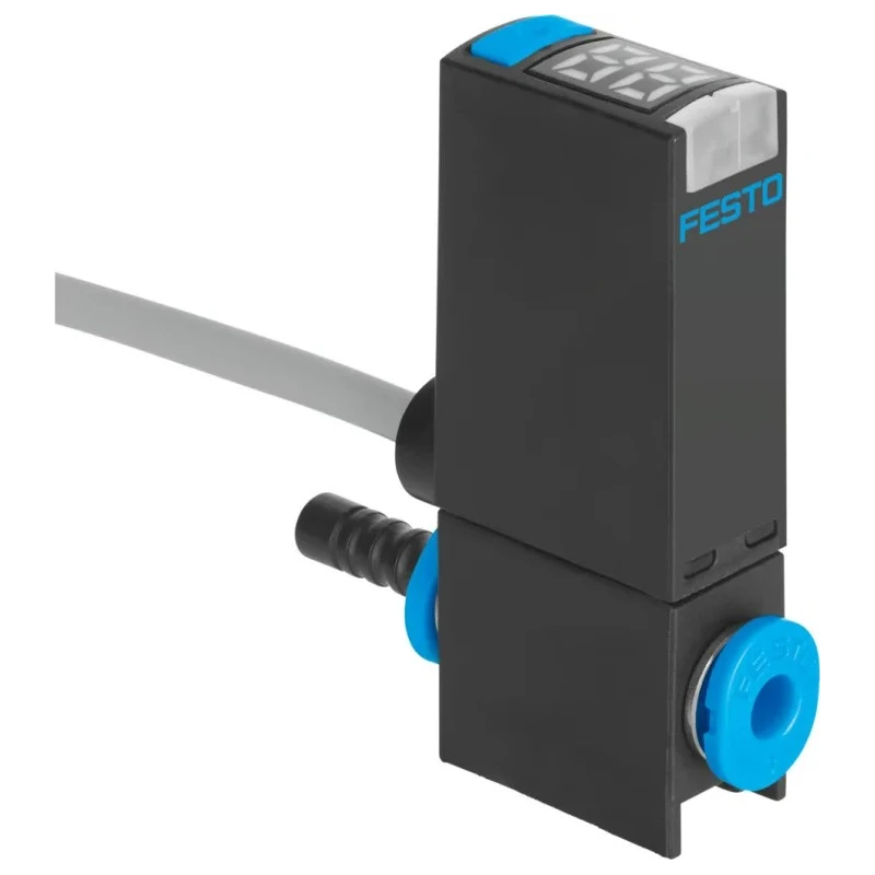 Festo Pneumatic Pressure Sensor with IP40 Protection, 0 Bar Max Pressure, 18-30 V DC, 50 °C Operating Temperature 