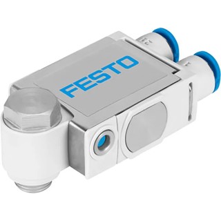 Festo Piloted Pneumatic Manual Control Valve VBNF Series G 1/8, Polybutylene Terephthalate Body, 10 bar VBNF-LBA-G18-Q6-F1A