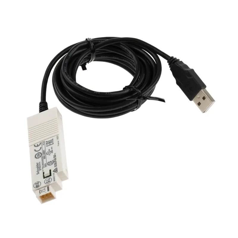 Schneider Electric Zelio Logic Series PLC Cable 3m USB Connector for Zelio Logic 2 SR2USB01