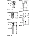 E-TEC Discrete Socket Female Straight Contact Beryllium Copper Alloy Solder Termination PIN-S016-95