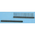 E-TEC SIB Series Straight Through Hole PCB Socket 32-Contact 1 Row 2.54 mm Pitch 500V Solder SIB-132-S003-95