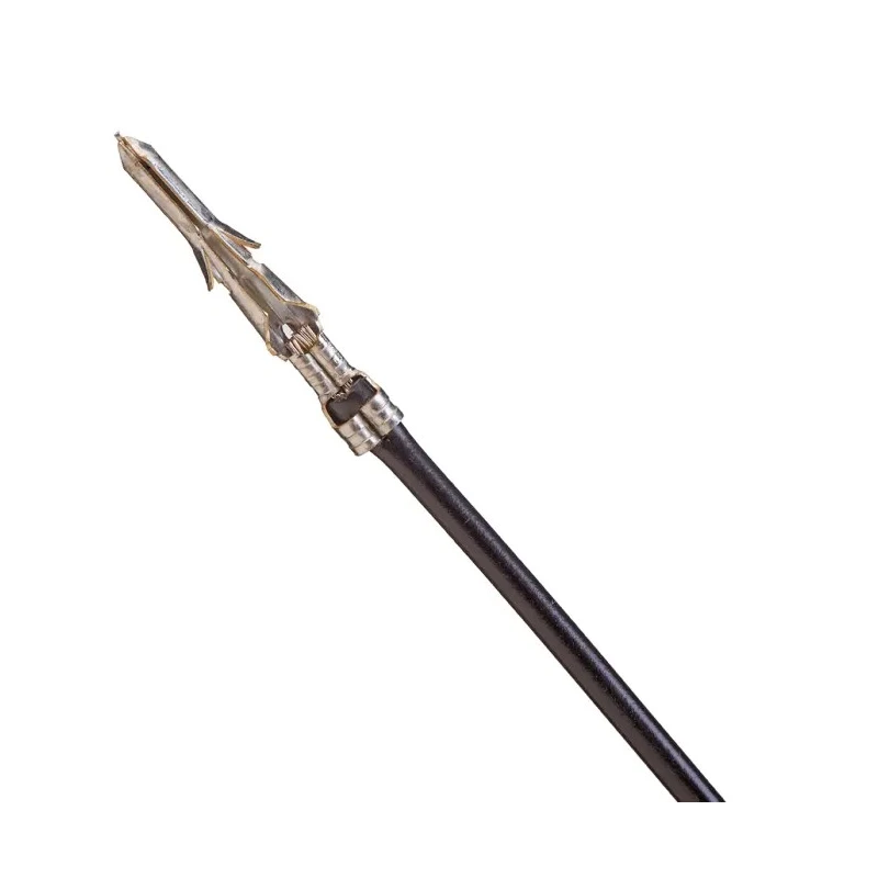 Molex Black Female Male Crimp Wire 22AWG Cable Length 300mm 79758-2026