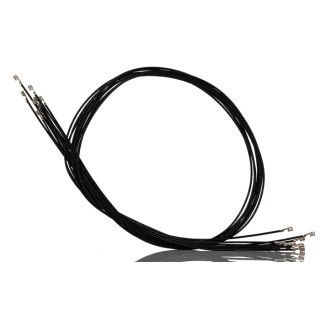 Molex Crimp Wire 28AWG, Female Male Connectors, PVC Sheath, 300 mm, Black 79758-1019