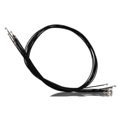 Molex Crimp Wire 28AWG, Female Male Connectors, PVC Sheath, 300 mm, Black 79758-1019