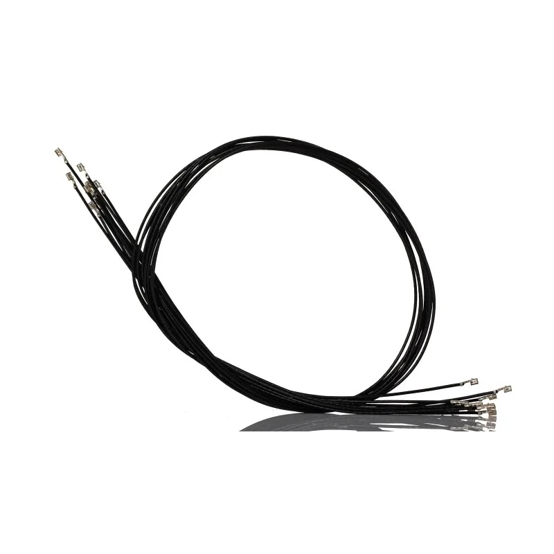 Molex Crimp Wire 28AWG, Female Male Connectors, PVC Sheath, 300 mm, Black 79758-1019