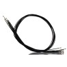 Molex Crimp Wire 28AWG, Female Male Connectors, PVC Sheath, 300 mm, Black 79758-1019
