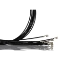 Molex Crimp Wire 28AWG, Female Male Connectors, PVC Sheath, 300 mm, Black 79758-1019