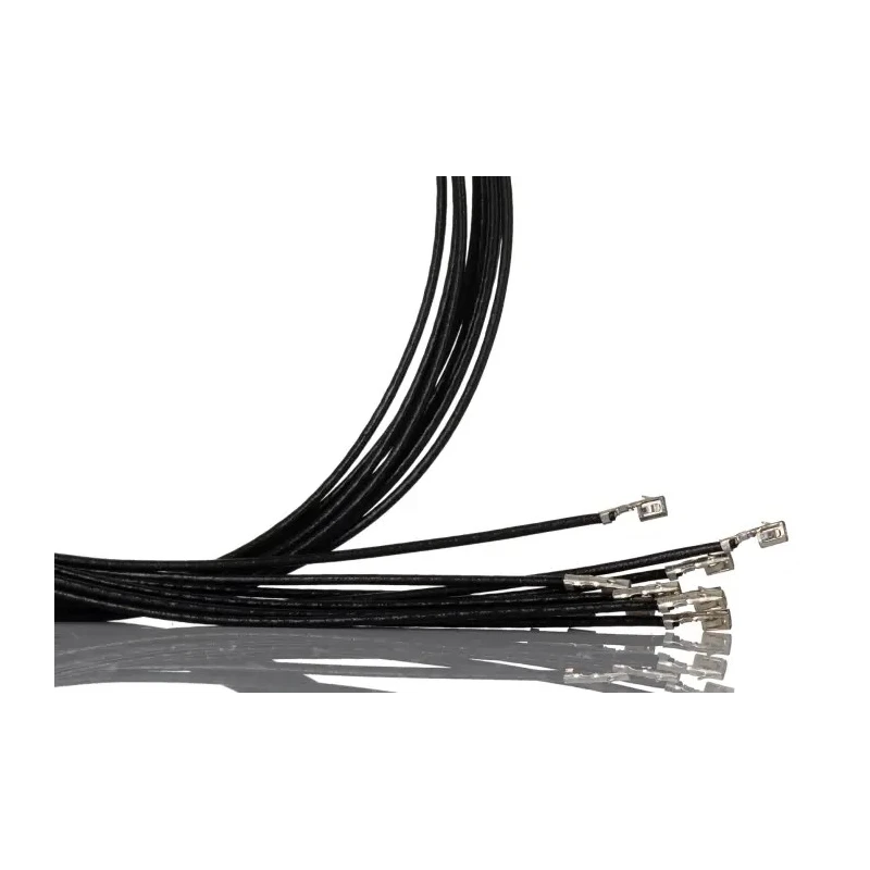 Molex Crimp Wire 28AWG, Female Male Connectors, PVC Sheath, 300 mm, Black 79758-1019