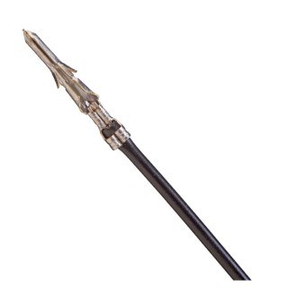 Molex Crimp Wire Female, Male Connector, 22 AWG, 300 mm, Black Jacket 79758-2028