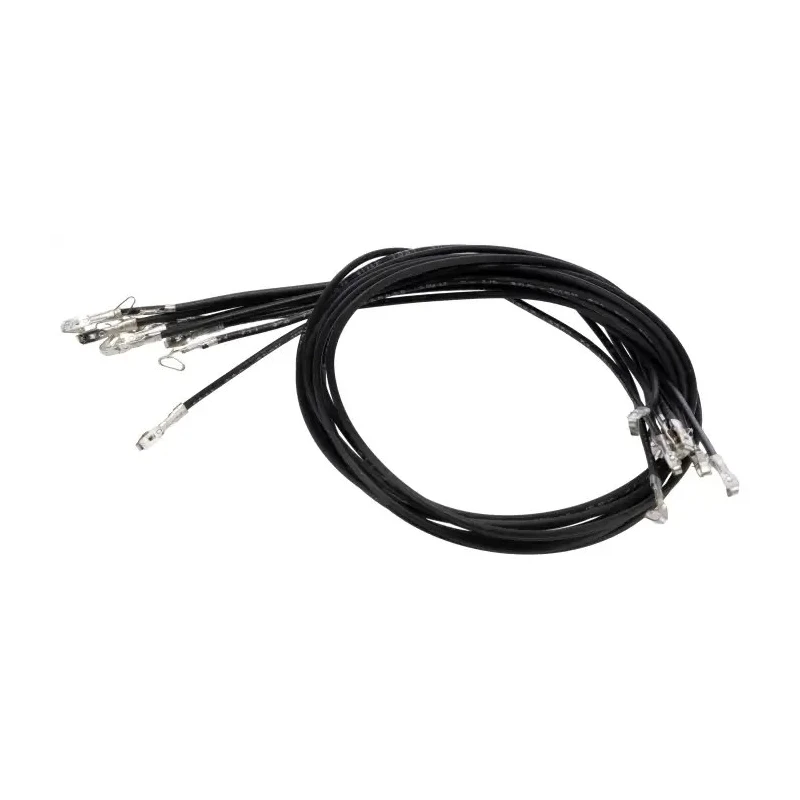 Molex Crimp Wire Female Male Connector, 300 mm Cable Length, 22AWG, Black Jacket, UL Listed 79758-0015