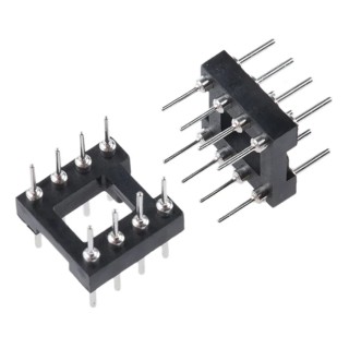 E-TEC 2.54 mm Pitch Through Hole Mount Dual Row Unshrouded DIL Header POS-308-S037-99