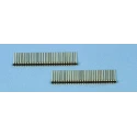 E-TEC SIB Series Straight Through Hole PCB Socket 32-Contact 1 Row 2.54 mm Pitch Solder SIB-132-S003-55