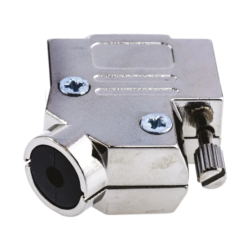 Amphenol Communications Solutions D-Sub Connector 9 Contacts 7.5A 300V Steel Housing Panel Mount Male L717D E09P ST4