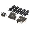 Amphenol Communications Solutions 9 Way Straight Panel Mount Female D-Sub Connector L77DE09SST4