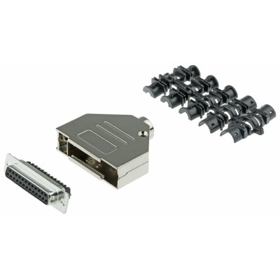 Amphenol Communications Solutions D-ST 25 Way Straight Cable D-Sub Connector Female L77D B25S ST3
