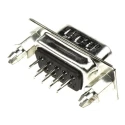 Amphenol Communications Solutions Panel Mount 9 Way Straight 2.74 mm Pitch D-Sub Connector L717SD