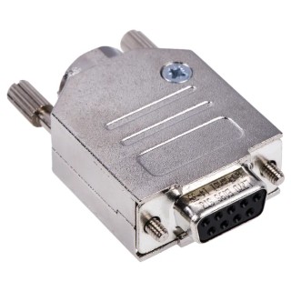 Amphenol Communications Solutions 9 Way Straight Panel Mount D-Sub Connector Female 300V 7.5A L77D E09S ST3