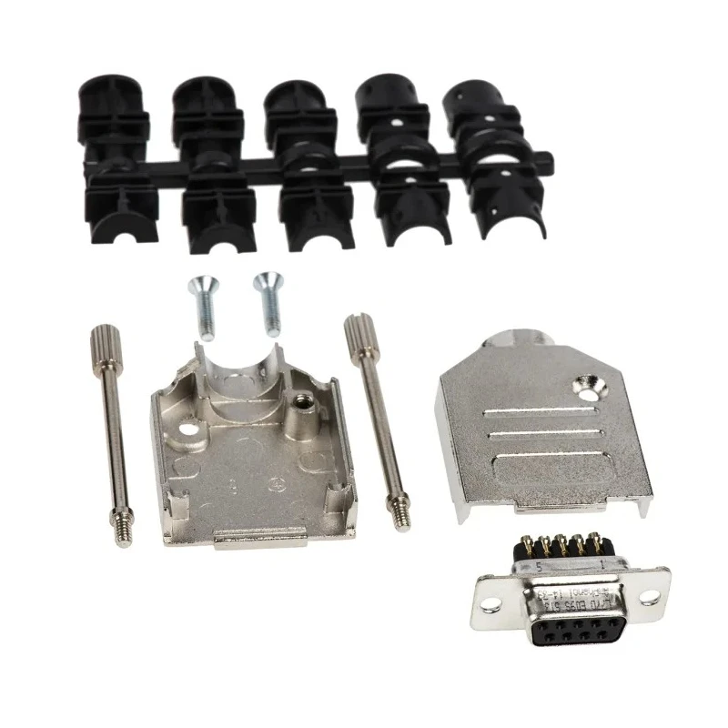 Amphenol Communications Solutions 9 Way Straight Panel Mount D-Sub Connector Female 300V 7.5A L77D E09S ST3