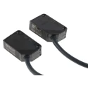 Omron Through Beam Photoelectric Sensor, Block Style, 60 m Detection Range, PNP Output, IP67 Rated E3Z-LT81 2M