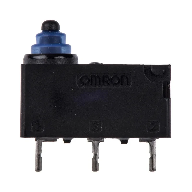 Omron Ultra Subminiature Sealed Pin Plunger Micro Switch with PCB Terminal, 2A Contact Current, SPDT, IP67, Model D2HW-A201D