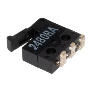 Omron Ultra Subminiature Lever Micro Switch Through Hole Terminal SPDT 500mA 30V DC IP40 D2MQ-4L-1-R