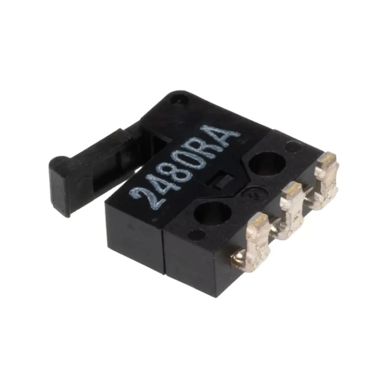 Omron Ultra Subminiature Lever Micro Switch Through Hole Terminal SPDT 500mA 30V DC IP40 D2MQ-4L-1-R