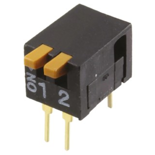 Omron Piano Rotary Coded DIP Switch Through Hole A6DR-2100