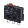 Omron Aratas Pin Plunger Micro Switch, Solder Terminal, 100mA, 30V DC, SPDT, IP67 D2JW-011