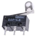 Omron Ultra Subminiature Roller Lever Micro Switch, PCB Terminal, 3A, 125V AC, 30V DC, SPDT, IP40 D2F-L2