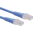 Roline Cat6 Ethernet Cable 8 Core, Shielded Screened PVC Jacket, Blue, 20 m CAT6