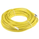 Roline Cat6 Ethernet Cable 8 Core 20 m Shielded Screened PVC Yellow Cat6 