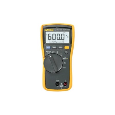 Fluke Handheld Digital Multimeter True RMS 600V Safety Category CAT III FLUKE-114 EUR