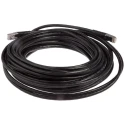 Roline Shielded Screened Cat6 Ethernet Cable 8 Core, Black PVC Jacket, 20 m Length Cat6