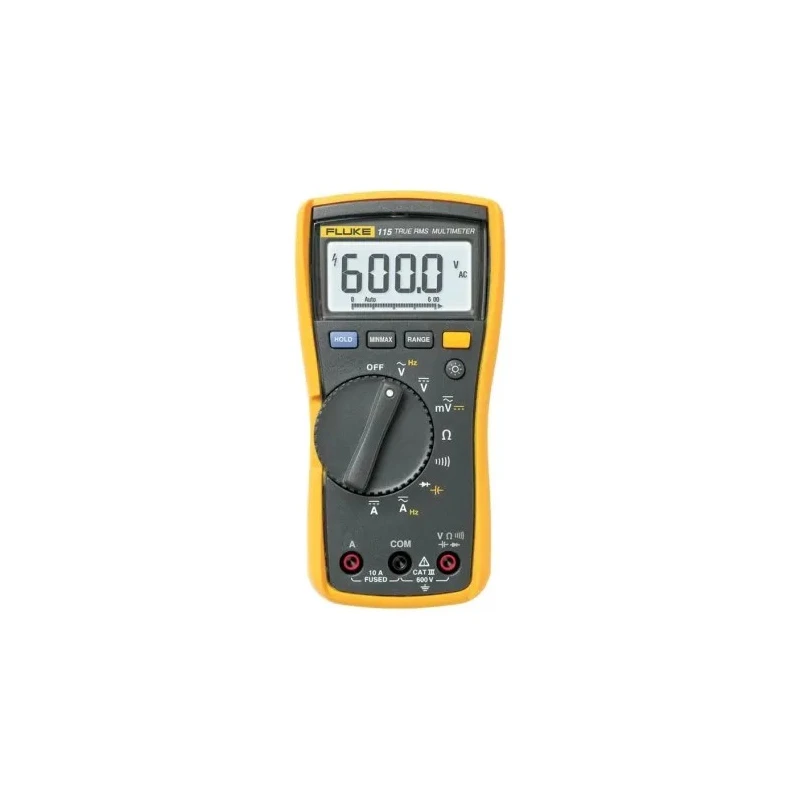 Fluke Handheld Digital Multimeter 10 A, 600 V True RMS FLUKE-115C