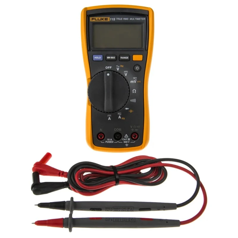 Fluke Handheld Digital Multimeter 10 A, 600 V True RMS FLUKE-115C