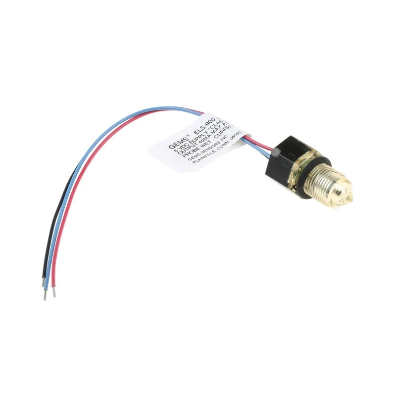 Gems Sensors Electro Optic Level Probe Horizontal Vertical Mount Polysulfone Housing Viton Seal 150mm Cable 30V DC 208997