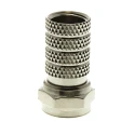 TE Connectivity F Series Coaxial Connector Cable Male F Connector, 75 Ω, Straight Body, Twist On Termination 5-1814822-7