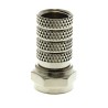 TE Connectivity F Series Coaxial Connector Cable Male F Connector, 75 Ω, Straight Body, Twist On Termination 5-1814822-7