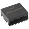 Wurth Elektronik Surface LAN Ethernet Transformer, 1 Port, 350μH Inductance, 1:1 Turns Ratio, 18.29mm x 14.7mm x 7490220121