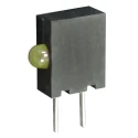 Kingbright Yellow Right Angle PCB LED Indicator 3 mm Diffused Lens 2.5 V 100 mW KM2520EH/1YD